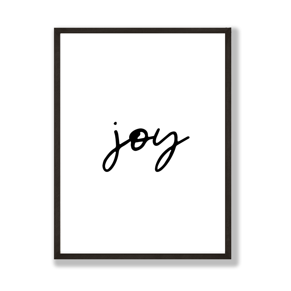 Joy Christmas print