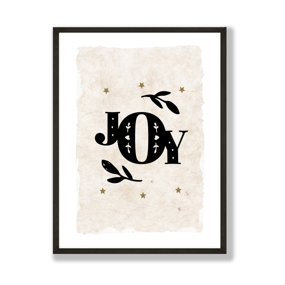 Joy neutral Christmas print