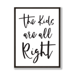 kids are all right print