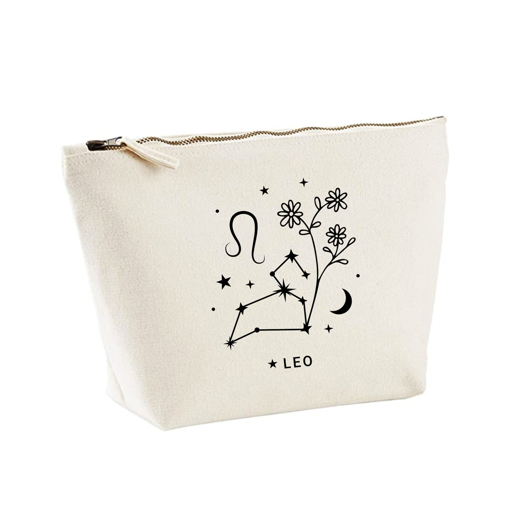 Leo zodiac star sign makeup / cosmetic zodiac bag