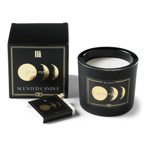 Luxury moon candle and match set
