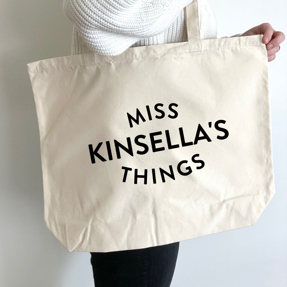 Personalised teacher tote bag
