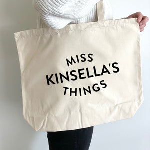 Personalised teacher tote bag