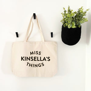 Personalised teacher tote bag