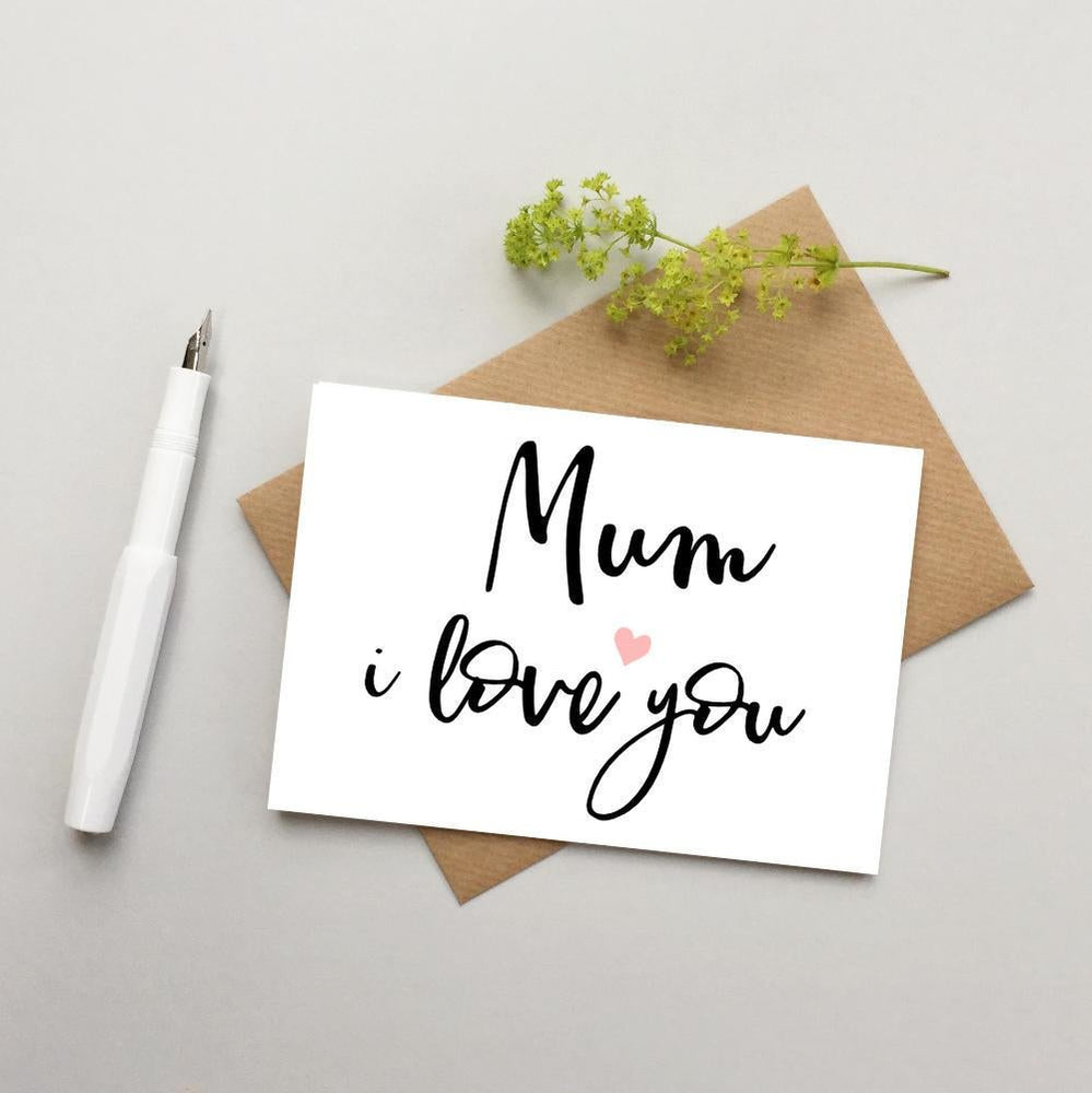 Mum card - Mom Card - Mama card - Mother&#39;s day card - Birthday card for Mum - Mom I love you card - Mama Mother&#39;s day - Mum love card