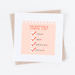 Valentine's Netflix & chill card