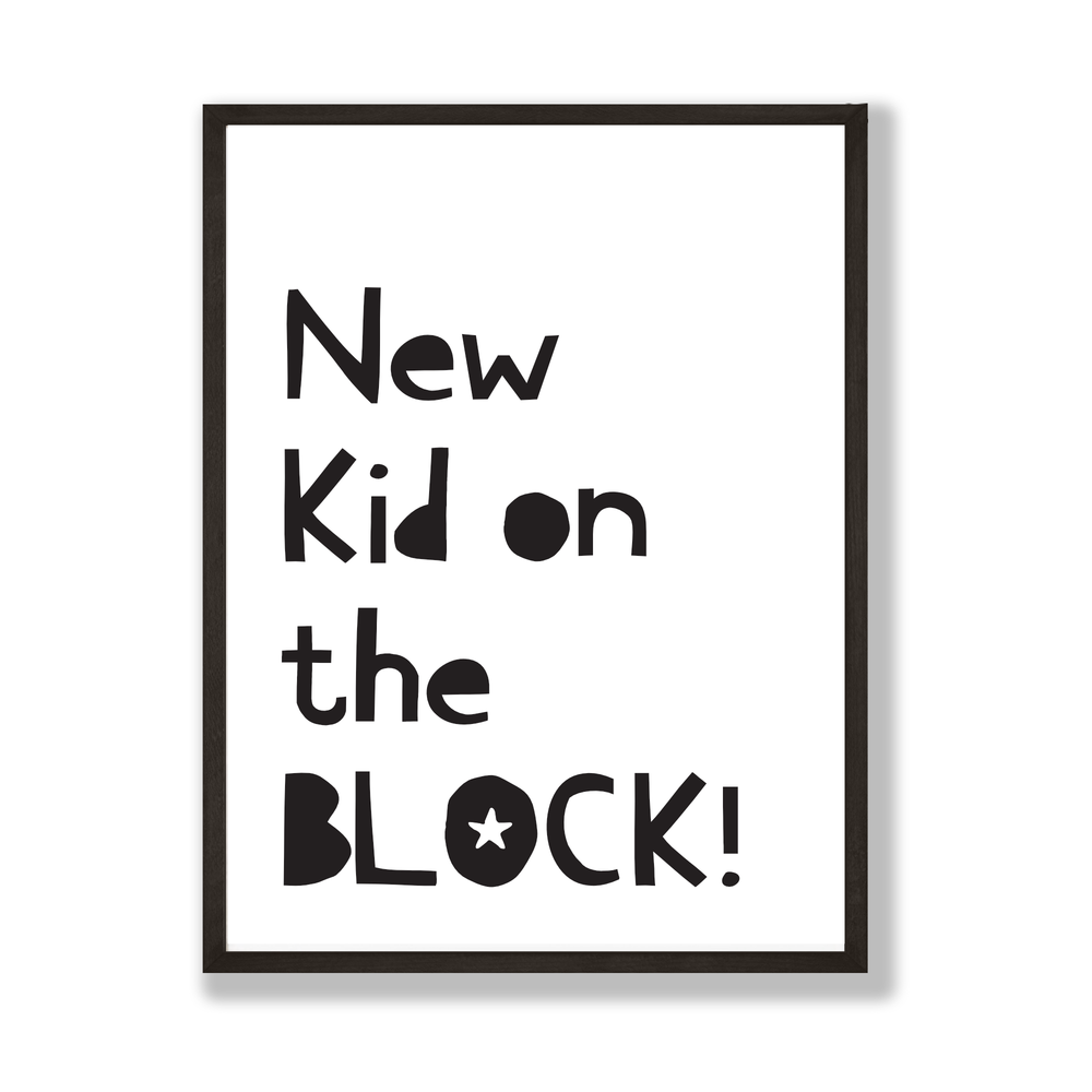 New kid on the block print