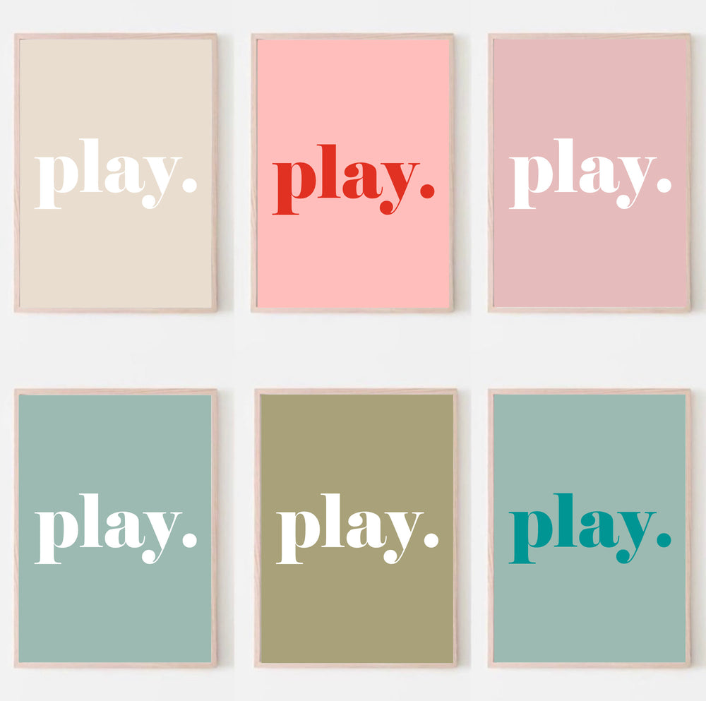 Play bold colourful print