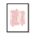 Blush Pink Relax Print