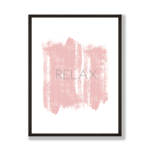 Blush Pink Relax Print