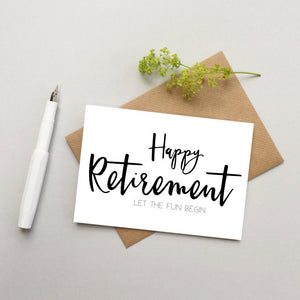 Retirement card - Happy retirement card - Retiring card - Card for retirement - Leaving work card - You&#39;re retiring card