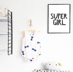 Super girl superhero print