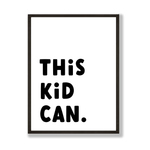 This kid can positivity print