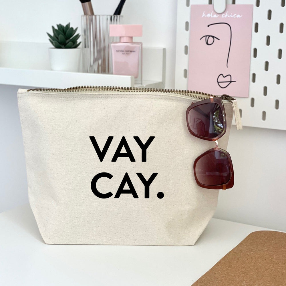 Vaycay zipped travel pouch bag