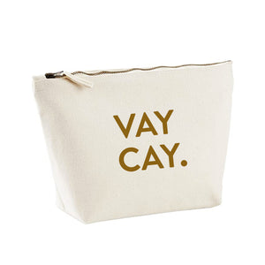 Vaycay zipped travel pouch bag