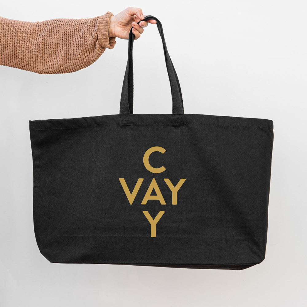 Giant oversized 'vaycay' tote bag