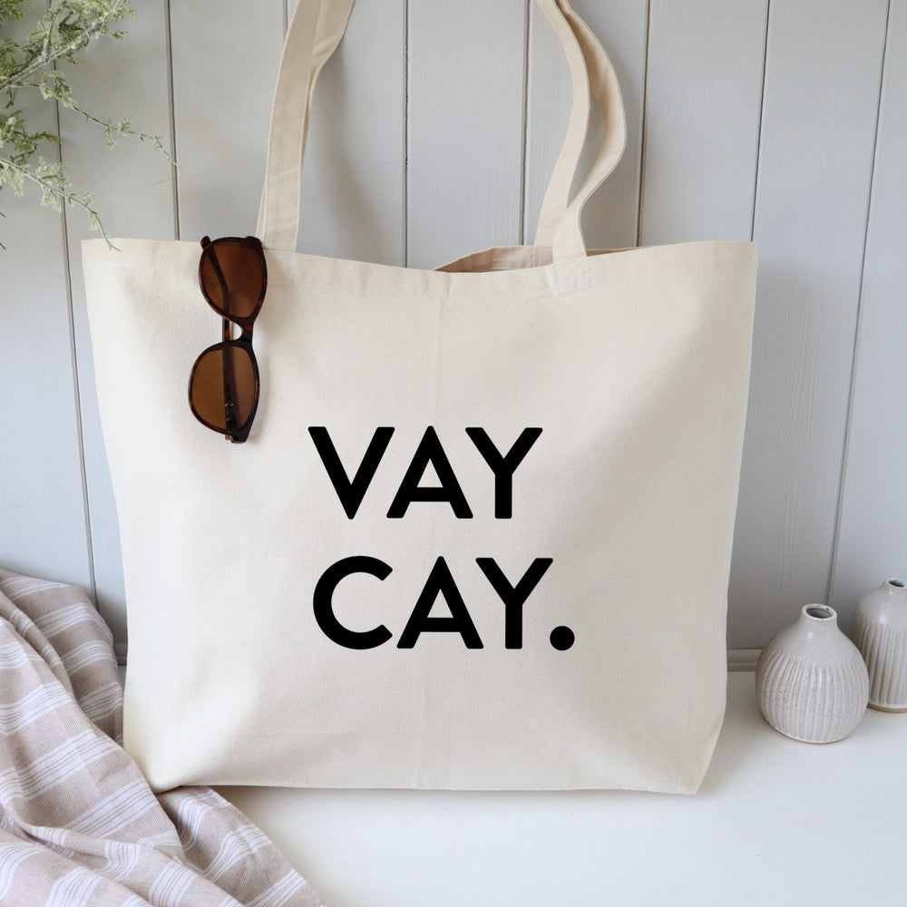 Vaycay holiday tote bag