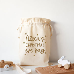 Personalised Christmas eve bag