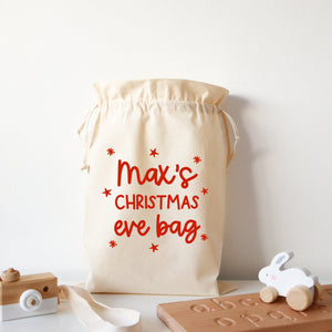 Personalised Christmas eve bag